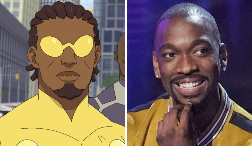 Invincible Season 4 - First Look - Courtesy of Prime - Bulletproof (Jay Pharoah); I CAN SEE YOUR VOICE, panelists from left: Adrienne Houghton, Jay Pharoah, ‘Episode 2: Jordin Sparks, Niecy Nash, Jay Pharoah, Cheryl Hines, Adrienne Houghton', (Season 1, ep. 102, aired Sep. 30, 2020). photo: Michael Becker / ©Fox / Courtesy Everett Collection