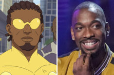 Invincible Season 4 - First Look - Courtesy of Prime - Bulletproof (Jay Pharoah); I CAN SEE YOUR VOICE, panelists from left: Adrienne Houghton, Jay Pharoah, ‘Episode 2: Jordin Sparks, Niecy Nash, Jay Pharoah, Cheryl Hines, Adrienne Houghton', (Season 1, ep. 102, aired Sep. 30, 2020). photo: Michael Becker / ©Fox / Courtesy Everett Collection