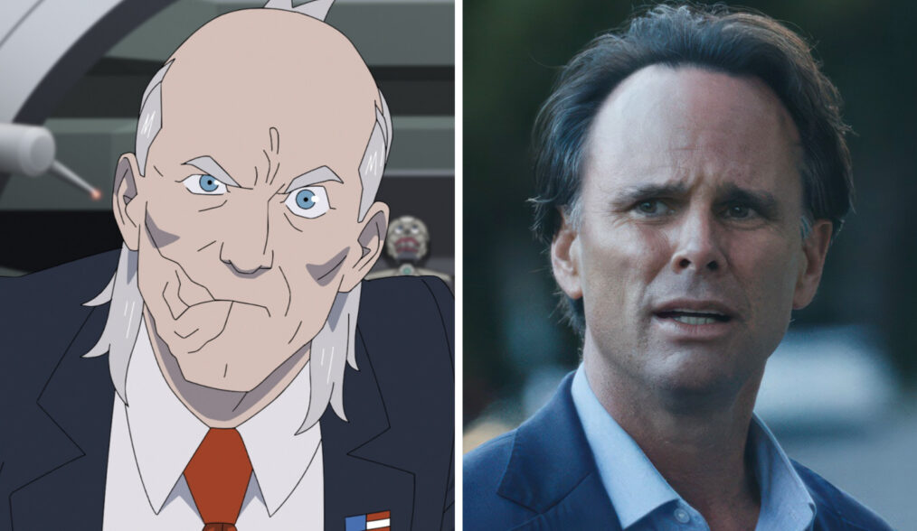 Invincible Season 2 Part 2, Walton Goggins (Cecil Stedman) Courtesy of Prime Video; THE UNINVITED, Walton Goggins, 2024. © Foton Pictures /Courtesy Everett Collection