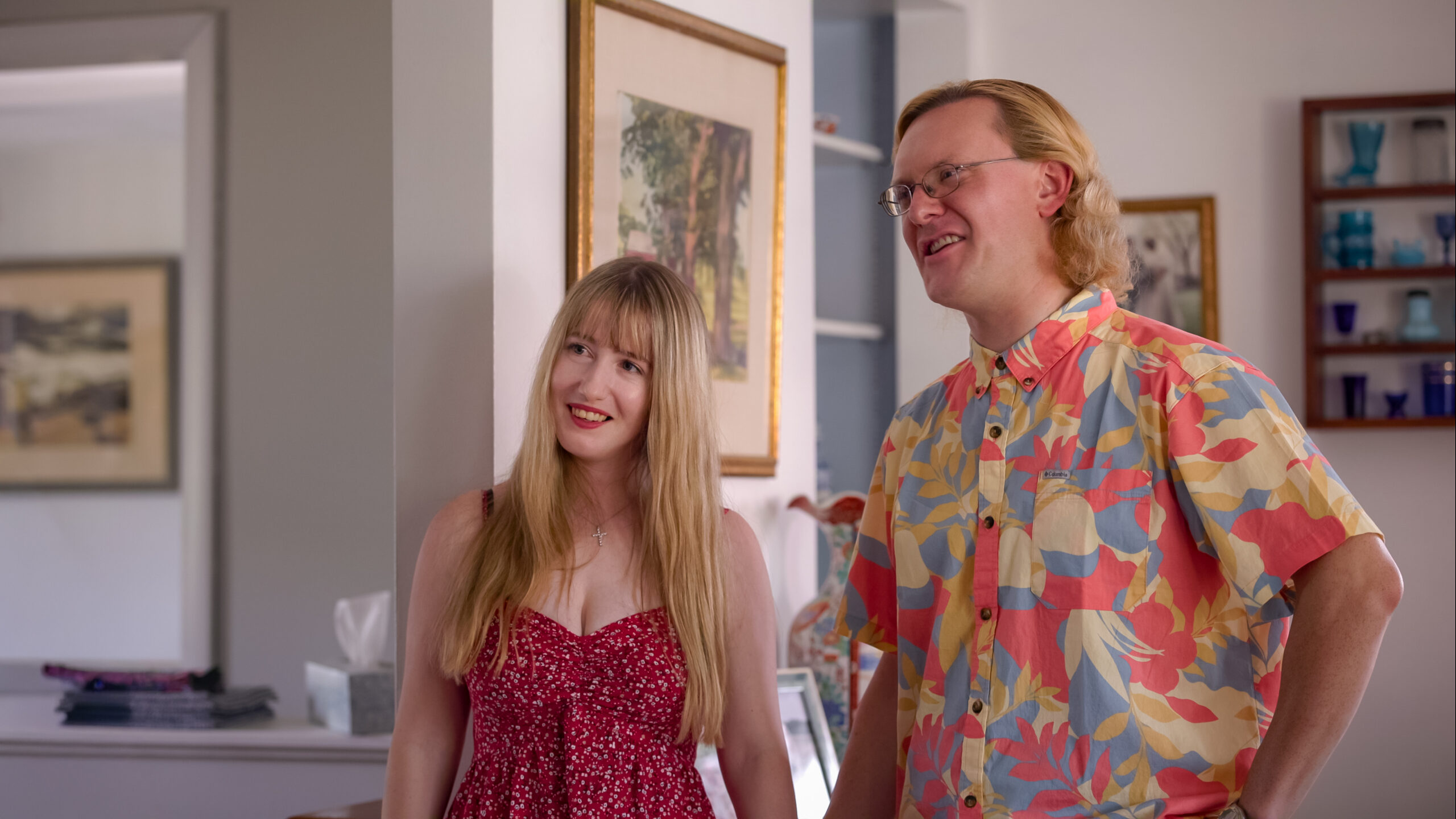 Shelley Wolfe and James B. Jones from episode 401 of Love on the Spectrum