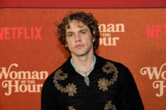 Jedidiah Goodacre attends the Los Angeles premiere of Netflix's 'Woman Of The Hour'
