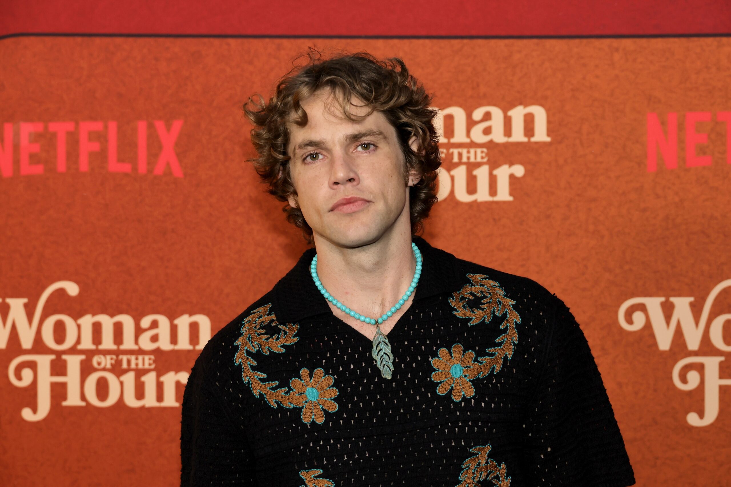 Jedidiah Goodacre attends the Los Angeles premiere of Netflix's 