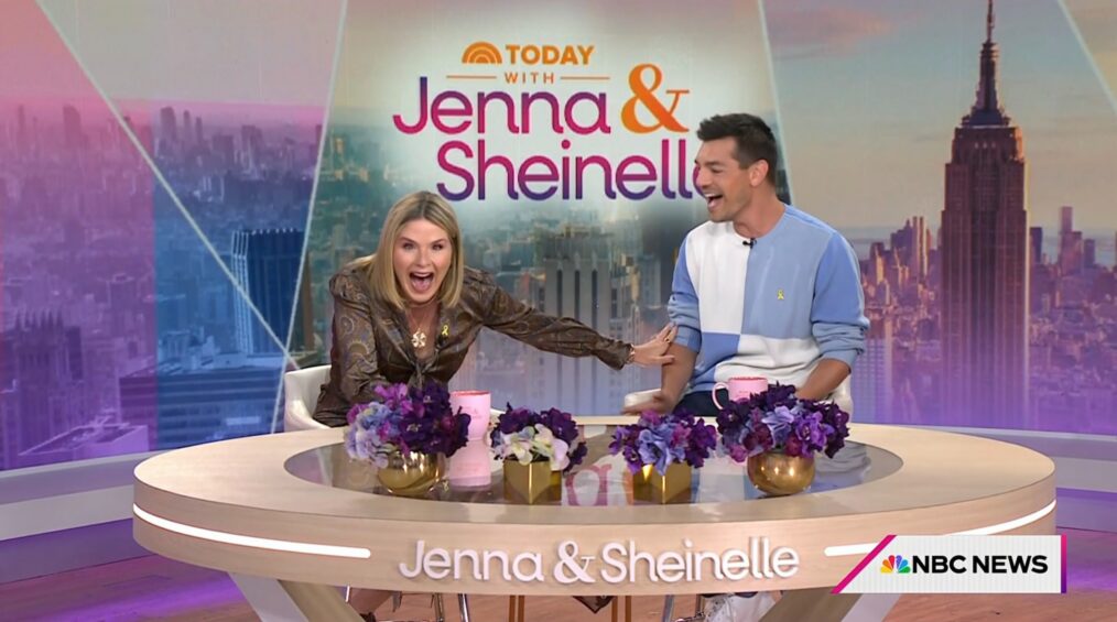 Jenna Bush Hager and Matt Rogers on the March 30, 2026, episode of NBC's 'Today With Jenna & Sheinelle.'
