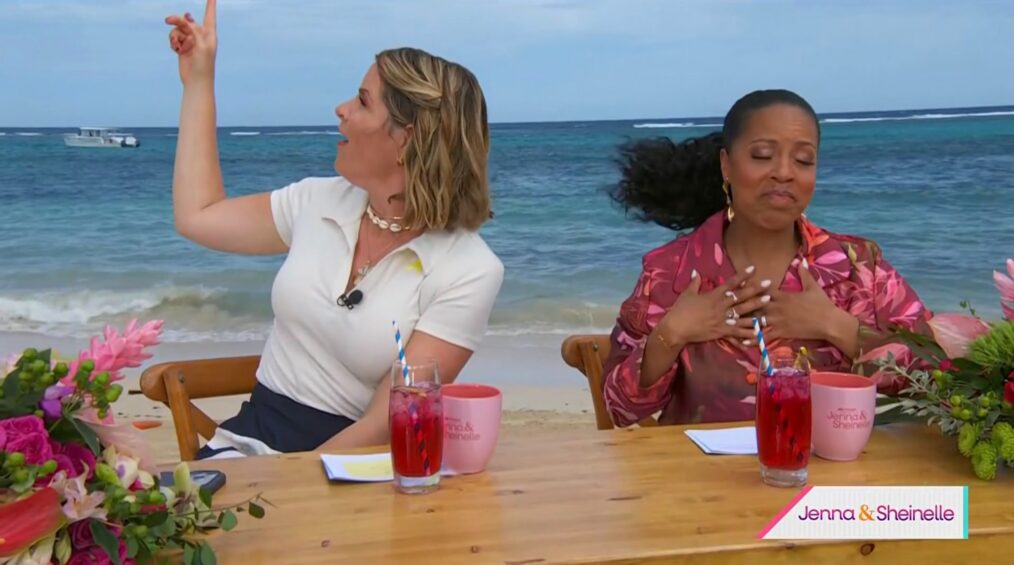 Jenna Bush Hager and Sheinelle Jones on the March 27, 2026, episode of NBC's 'Today With Jenna & Sheinelle.'