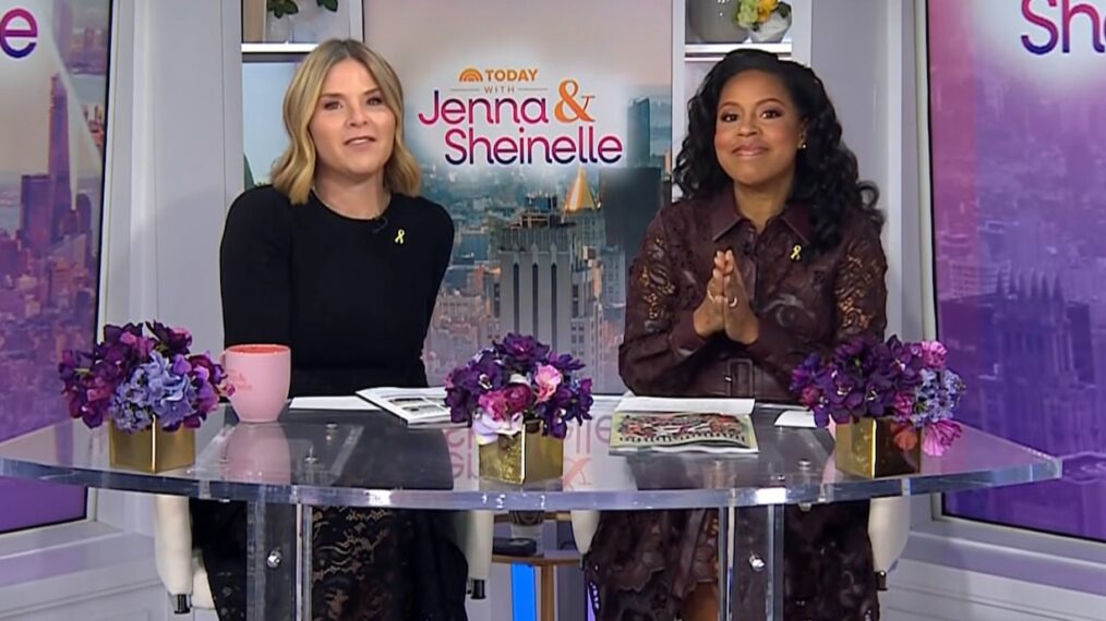 Jenna Bush Hager and Sheinelle Jones on the March 4, 2026, episode of NBC's 'Today With Jenna & Sheinelle.'