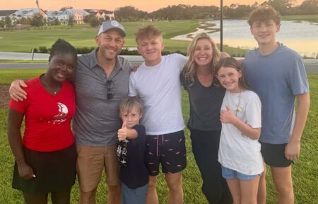 Dave Marrs and Jenny Marrs with their five children, Instagram, October 20, 2025.