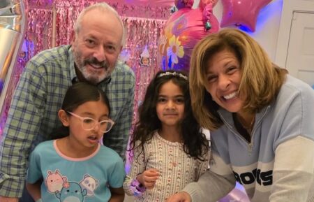 Joel Schiffman and Hoda Kotb with daughters Haley and Hope, Instagram, March 22, 2026.