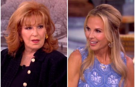 Joy Behar and Elisabeth Hasselbeck