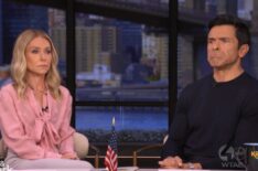 Kelly Ripa and Mark Consuelos on the March 9, 2026, episode of ABC's 'Live With Kelly and Mark.'