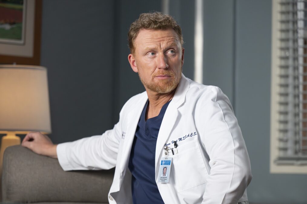 GREY’S ANATOMY - “Feel it Still” - Jo returns for her first full day back from leave, and Owen struggles to keep it together when someone close to him is admitted to Grey Sloan. Meanwhile, Bailey navigates hospital leadership. THURSDAY, APRIL 2 (10:00-11:00 p.m. EDT) on ABC. (Disney/Anne Marie Fox) KEVIN MCKIDD