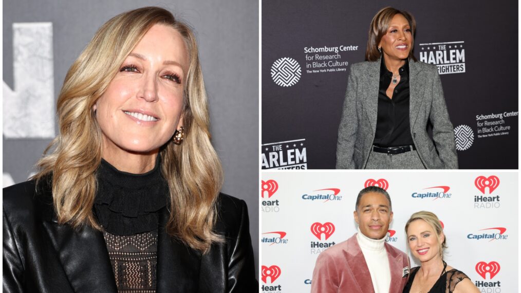 Lara Spencer, Robin Roberts, TJ Holmes and Amy Robach