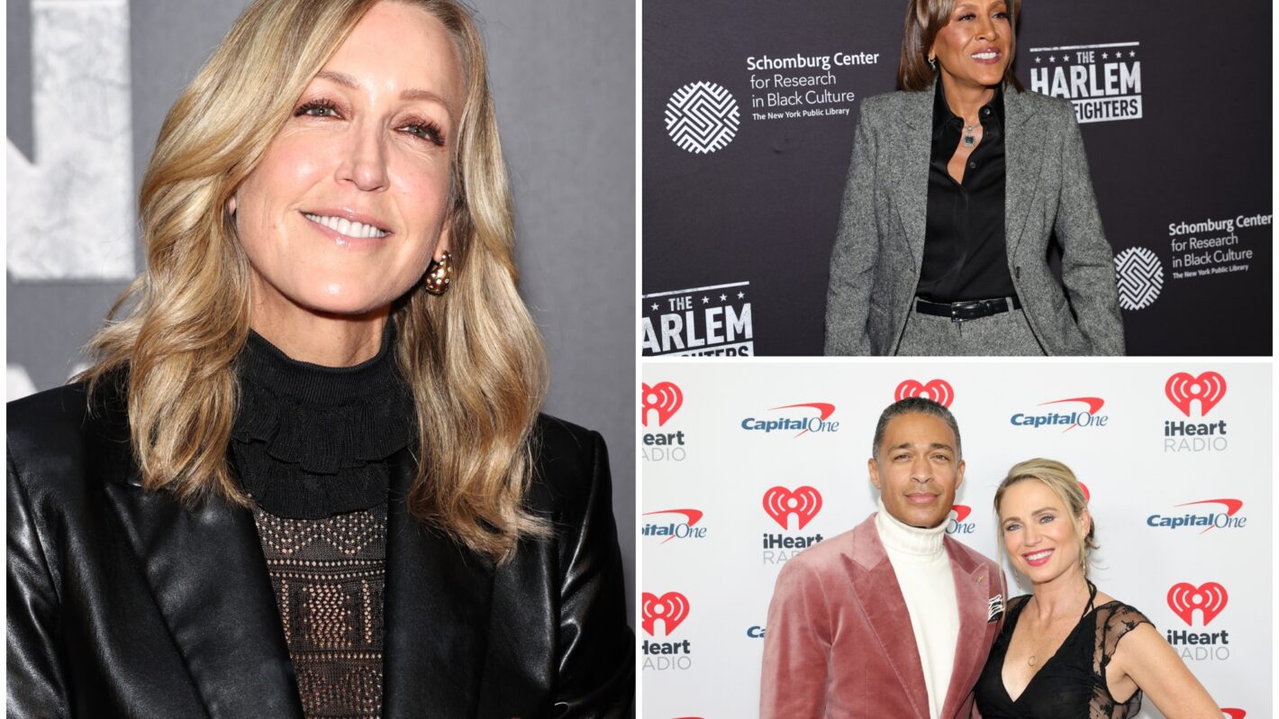 Lara Spencer, Robin Roberts, TJ Holmes and Amy Robach