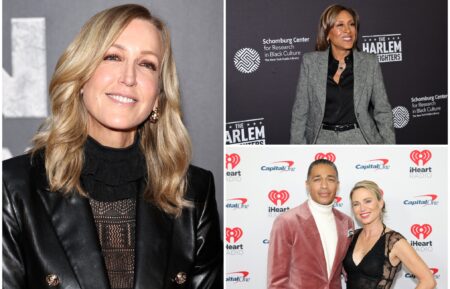 Lara Spencer, Robin Roberts, TJ Holmes and Amy Robach