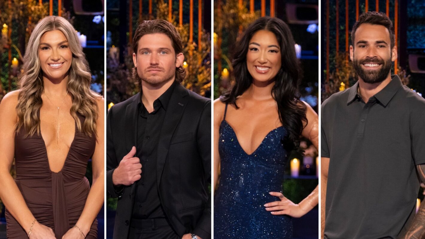 Brianna McNees, Chris Fusco, Emma Betsinger, and Alex Henderson of Love Is Blind