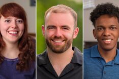 Emma, Connor, and Logan from Love on the Spectrum