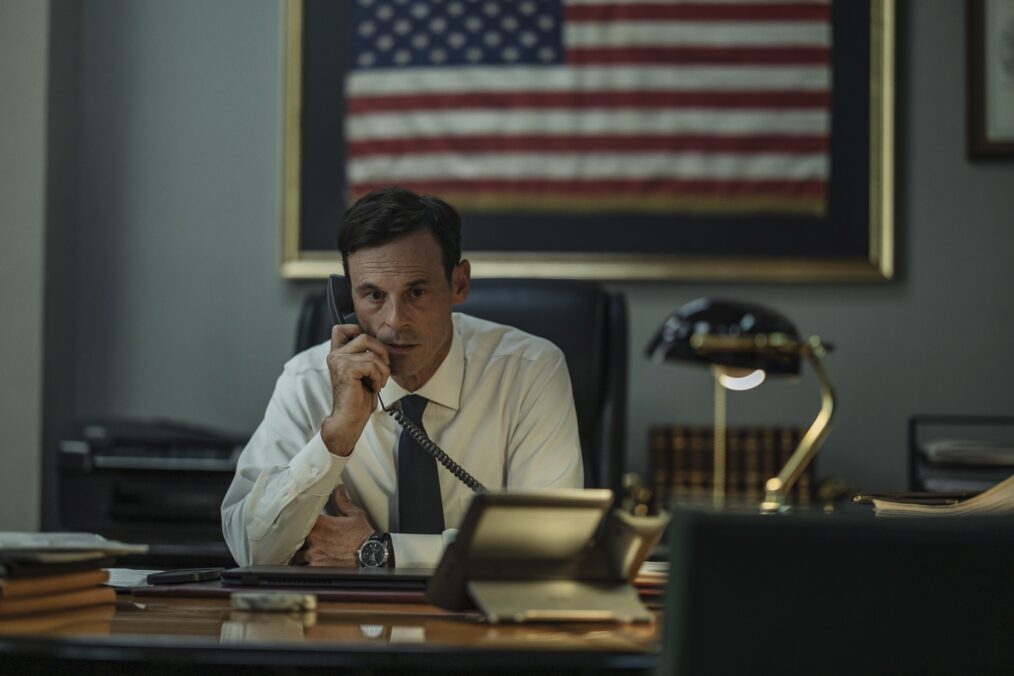 MAN ON FIRE. Scoot McNairy as Henry Tappen in Episode 102 of Man on Fire. Cr. Juan Rosas/Netflix © 2024