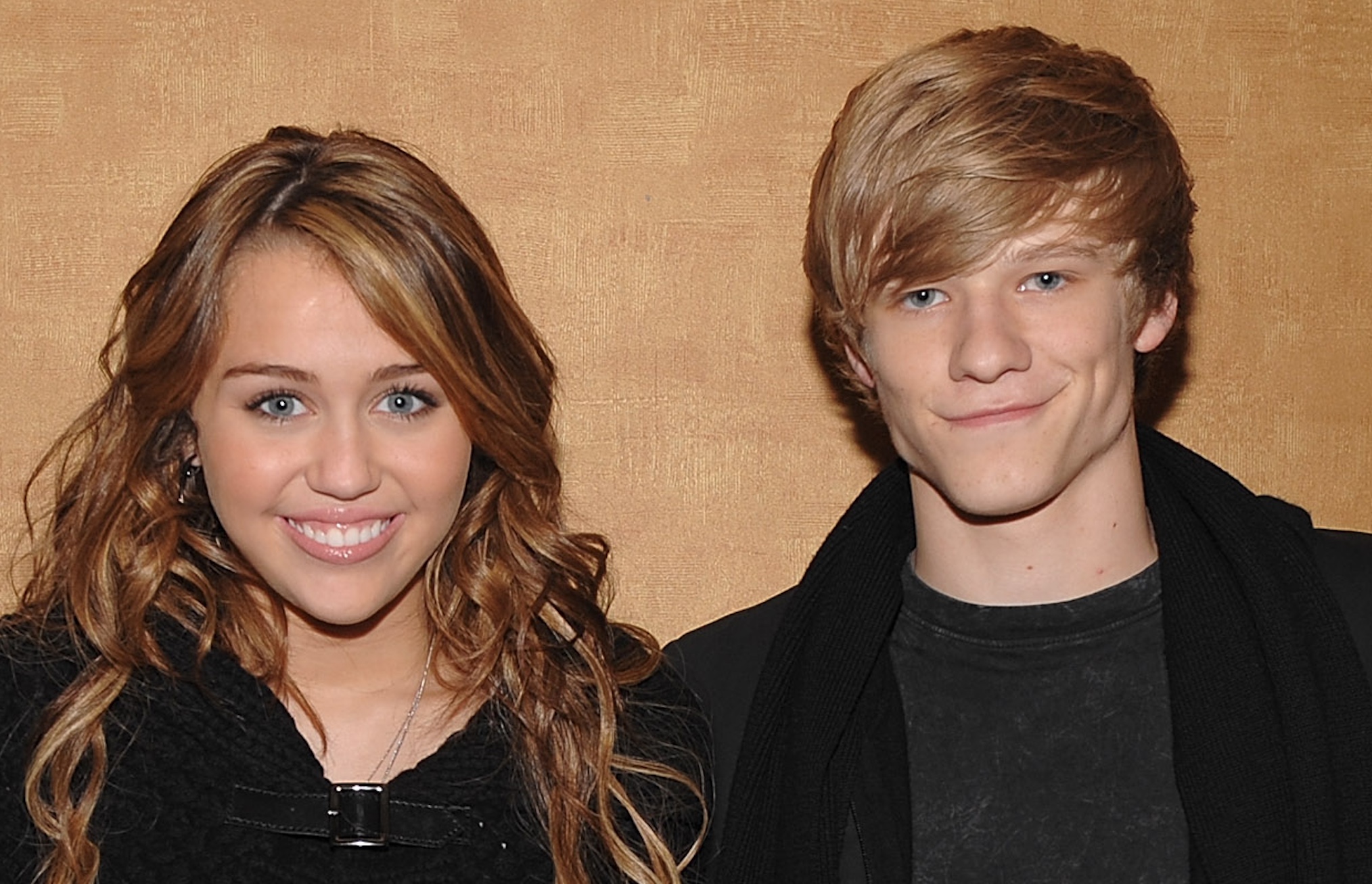 Miley Cyrus and Lucas Till 
