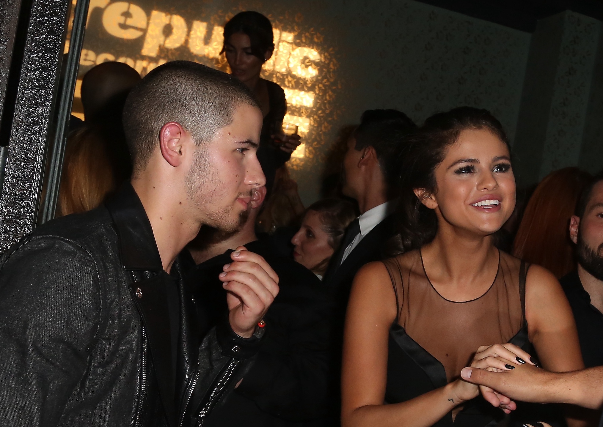 Nick Jonas and Selena Gomez 