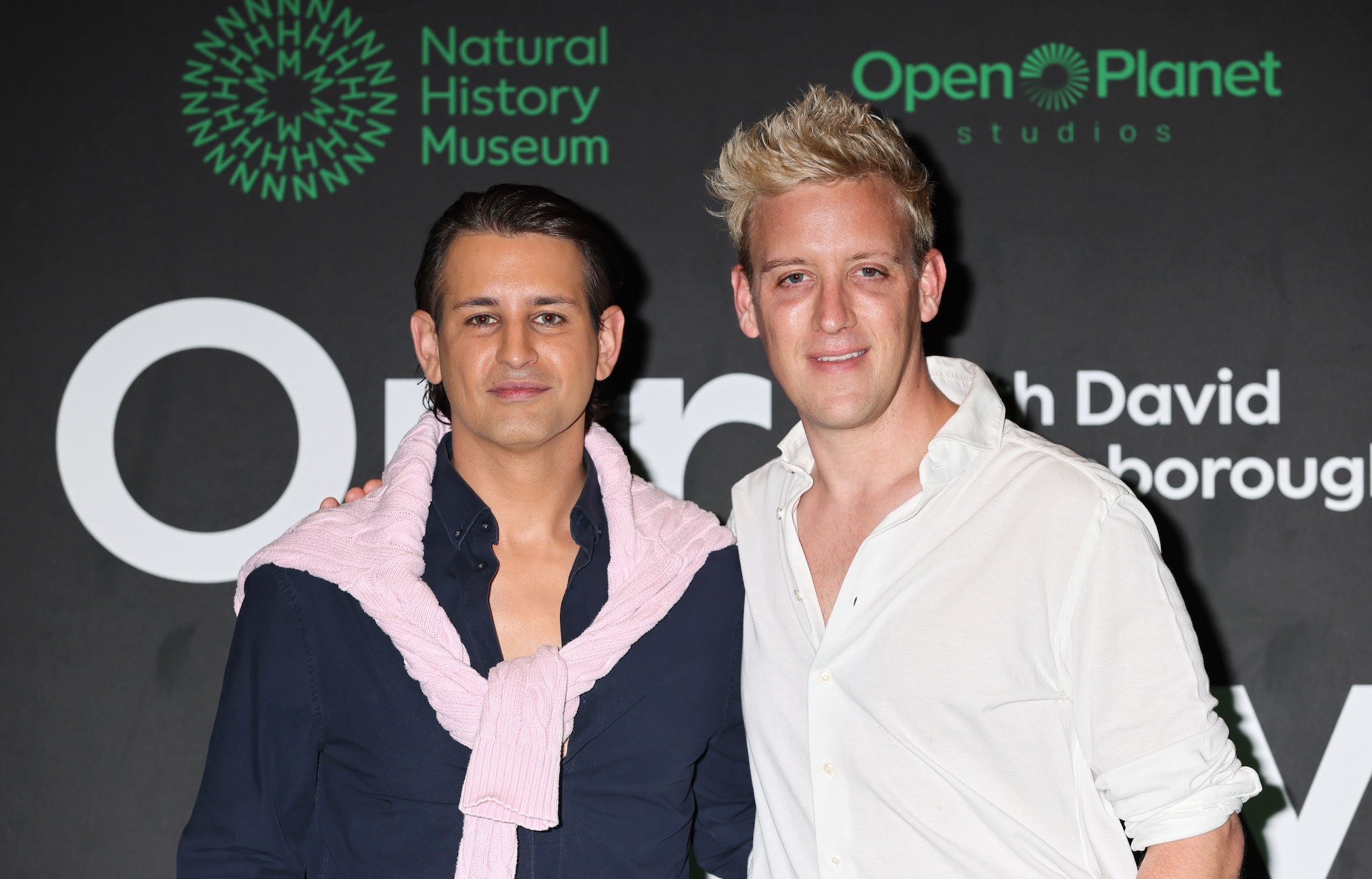 Ollie Locke and Gareth Locke attend the 