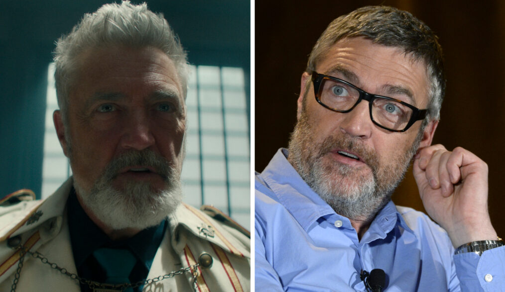 Vincent Regan as Marine Vice Admiral Monkey D. Garp in One Piece; Cast member Vincent Regan speaks during a panel discussion of ÒA.D. The Bible ContinuesÓ at the NBCUniversal Summer Press Day April 2, 2015, in Pasadena, California. (Photo by Kevork Djansezian/Getty Images)