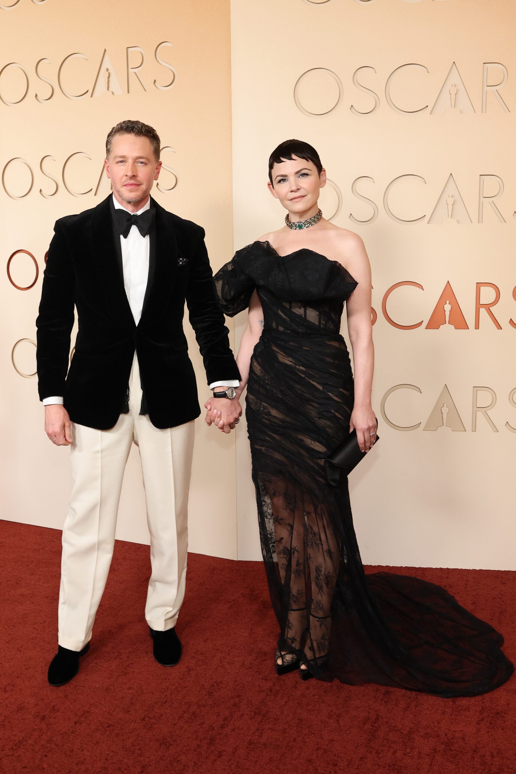 Josh Dallas and Ginnifer Goodwin attend the 98th Oscars at Dolby Theatre on March 15, 2026
