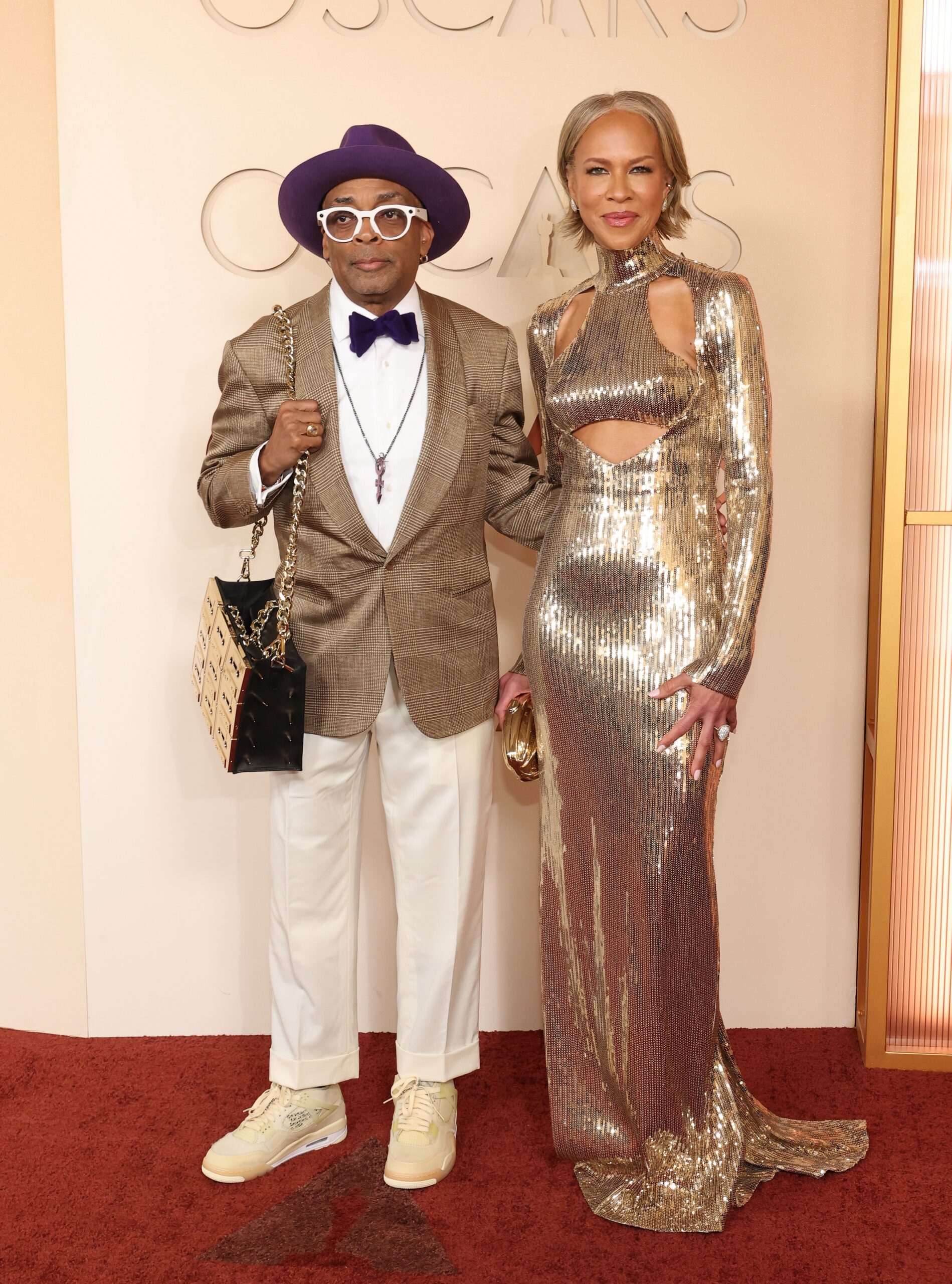 Spike Lee and Tonya Lewis Lee at the 98th Oscars on March 15, 2026