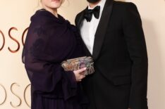 Natalie McQueen and Josh Groban at the 98th Oscars on March 15, 2026