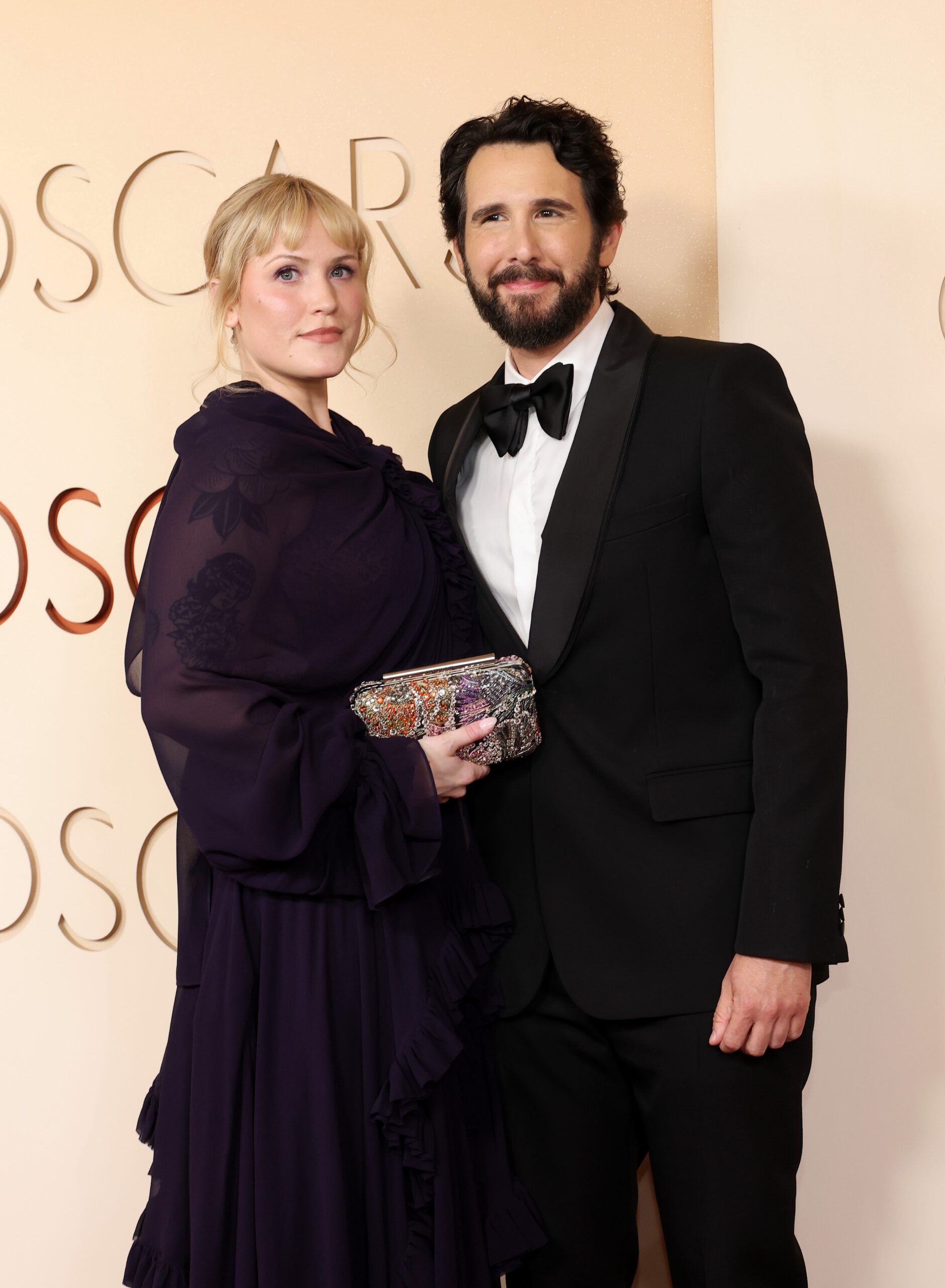 Natalie McQueen and Josh Groban at the 98th Oscars on March 15, 2026