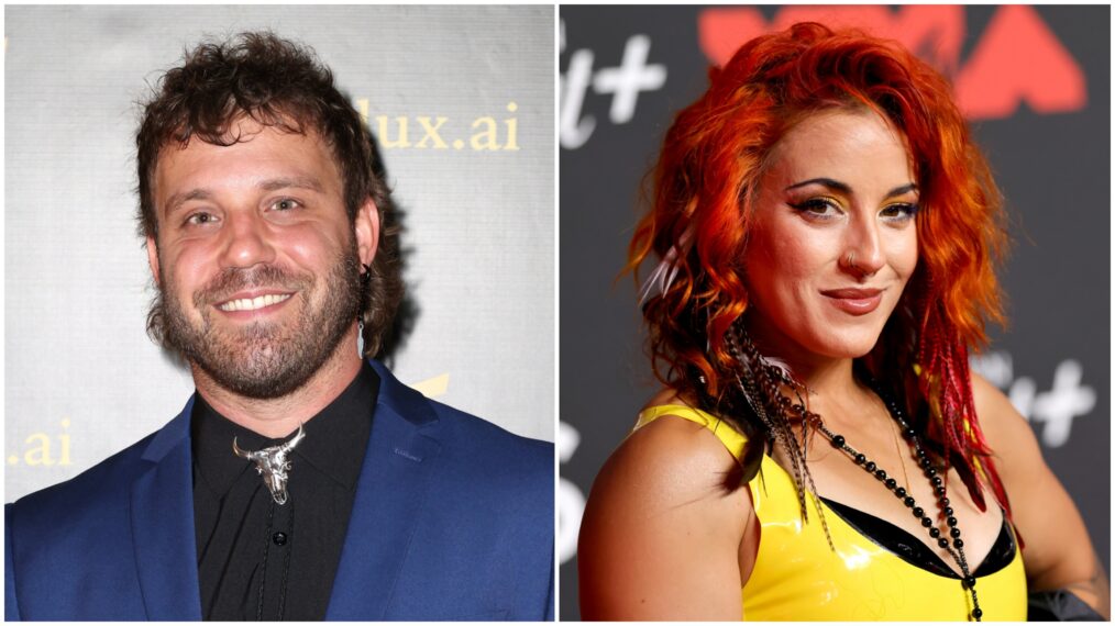 Paulie Calafiore and Cara Maria Sorbello