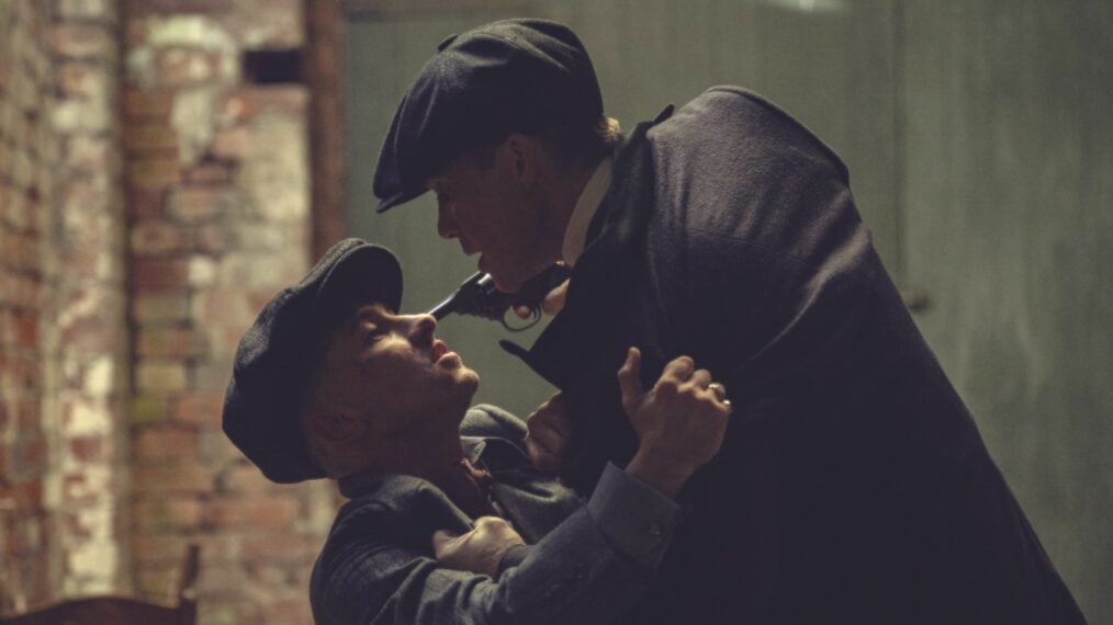 Peaky Blinders: The Immortal Man. (L to R) Barry Keoghan as Duke, Cillian Murphy as Tommy in Peaky Blinders: The Immortal Man. Cr. Robert Viglasky/Netflix © 2026.