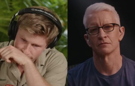 Robert Irwin and Anderson Cooper on the March 10, 2026, episode of the 'All There Is' podcast.