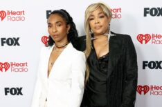 Rozonda Thomas and Tionne Tenese Watkins of TLC attend the 2026 iHeartRadio Music Awards at Dolby Theatre on March 26, 2026 in Hollywood, California.