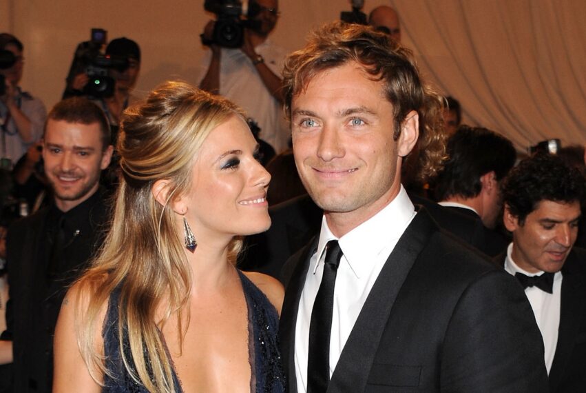 Sienna Miller and Jude Law