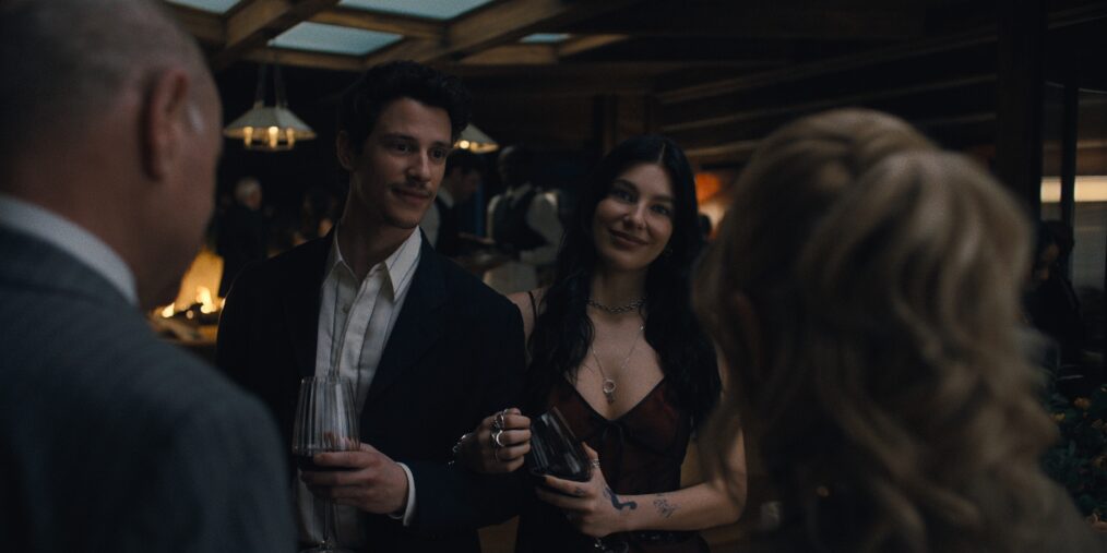 Adam DiMarco as Nicky Cunningham, Camila Morrone as Rachel Harkin in episode 105 of Something Very Bad Is Going To Happen