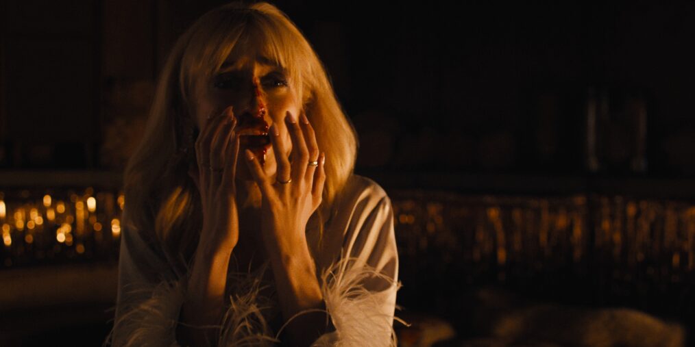 Gus Birney as Portia in episode 106 of Something Very Bad Is Going To Happen