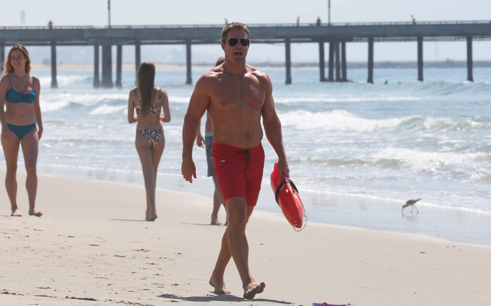 LOS ANGELES, CA - MARCH 19: Stephen Amell is seen on the set of Baywatch on March 19, 2026 in Los Angeles, California. (Photo by thecelebrityfinder/Bauer-Griffin/GC Images)