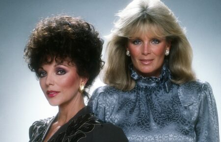 DYNASTY, Joan Collins and Linda Evans