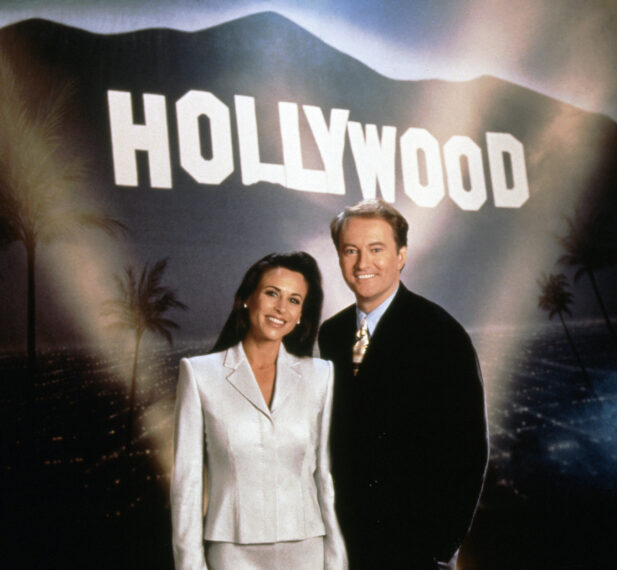 ACCESS HOLLYWOOD, (from left): Giselle Fernandez, Larry Mendte, (1996), 1996-. © NBC / Courtesy: Everett Collection