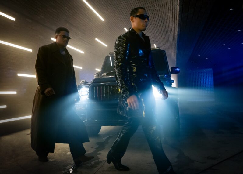 The Beauty -- Pictured: Jeremy Pope as Jeremy, Anthony Ramos The Assassin. CR: Eric Liebowitz/FX