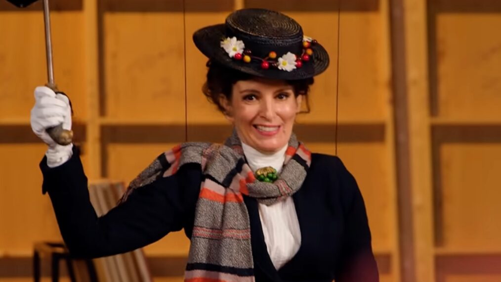 Tina Fey in the series premiere promo for 'Saturday Night Live U.K.,' YouTube, March 17, 2026.