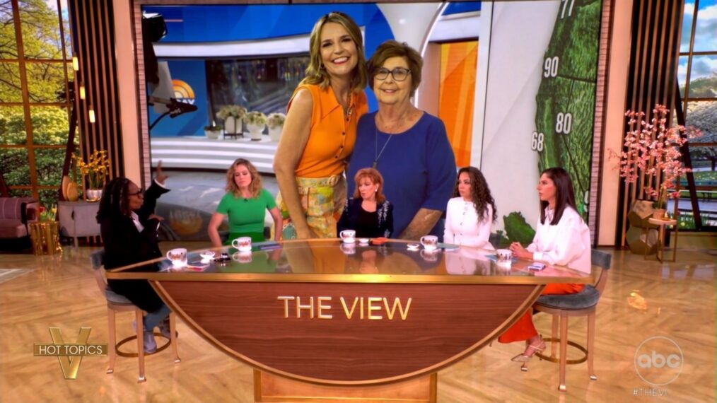 Whoopi Goldberg, Sara Haines, Joy Behar, Sunny Hostin, and Abby Huntsman on the March 26, 2026, episode of ABC's 'The View.'