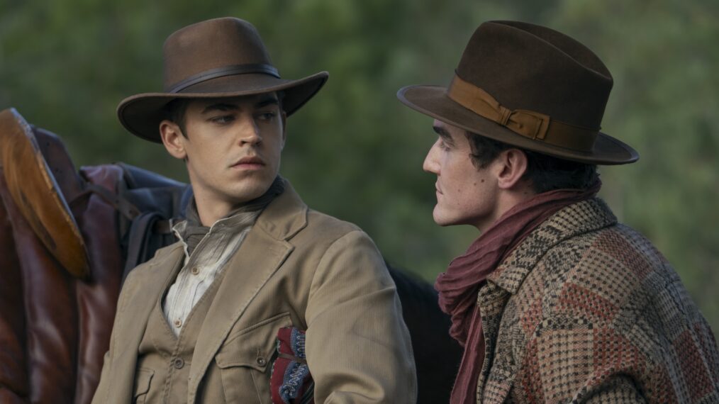 Hero Fiennes Tiffin, Dónal Finn. Photo credit: Daniel Smith/Prime