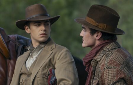 Hero Fiennes Tiffin, Dónal Finn. Photo credit: Daniel Smith/Prime