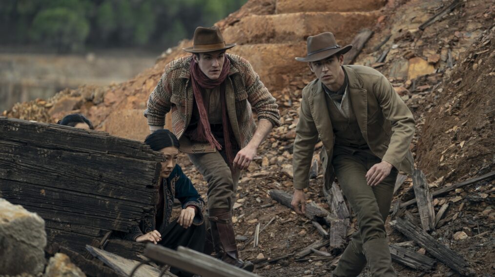 Dónal Finn, Hero Fiennes Tiffin. Photo credit: Daniel Smith/Prime