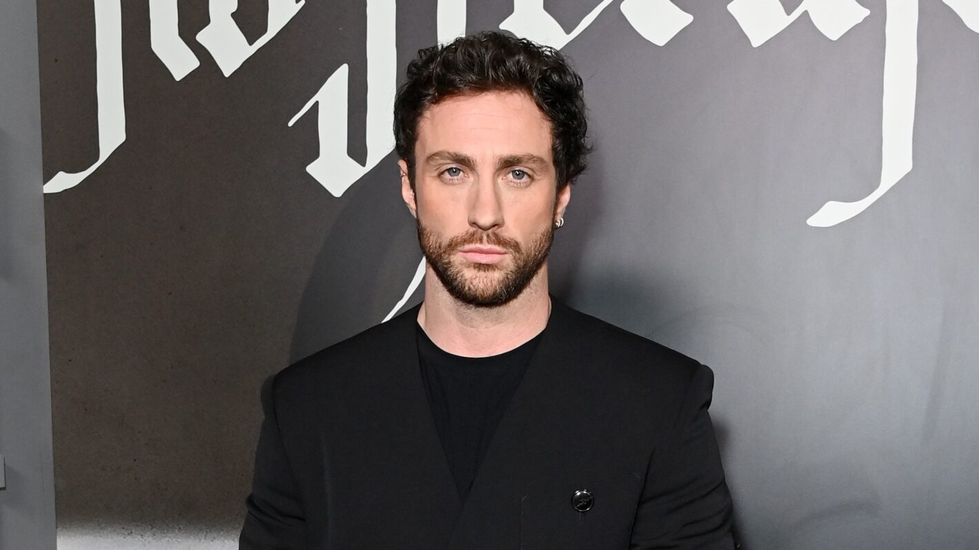 Aaron Taylor-Johnson attends the Los Angeles premiere of Focus Features' 