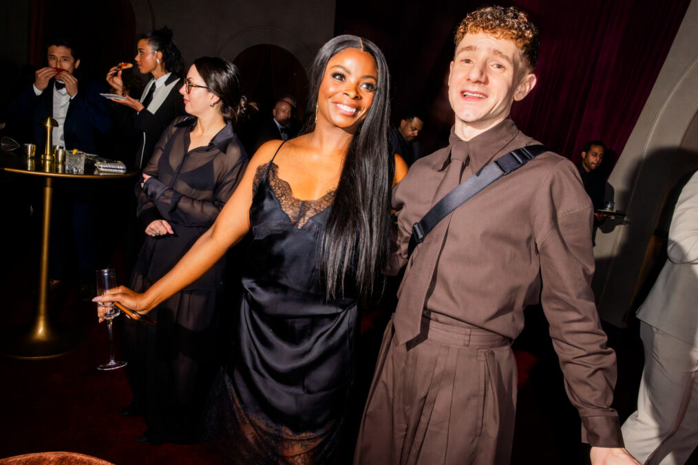 Janelle James and Chris Perfetti attend The Actor Awards Netflix afterparty