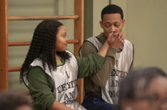 Quinta Brunson and Tyler James Williams in 'Abbott Elementary' Season 5