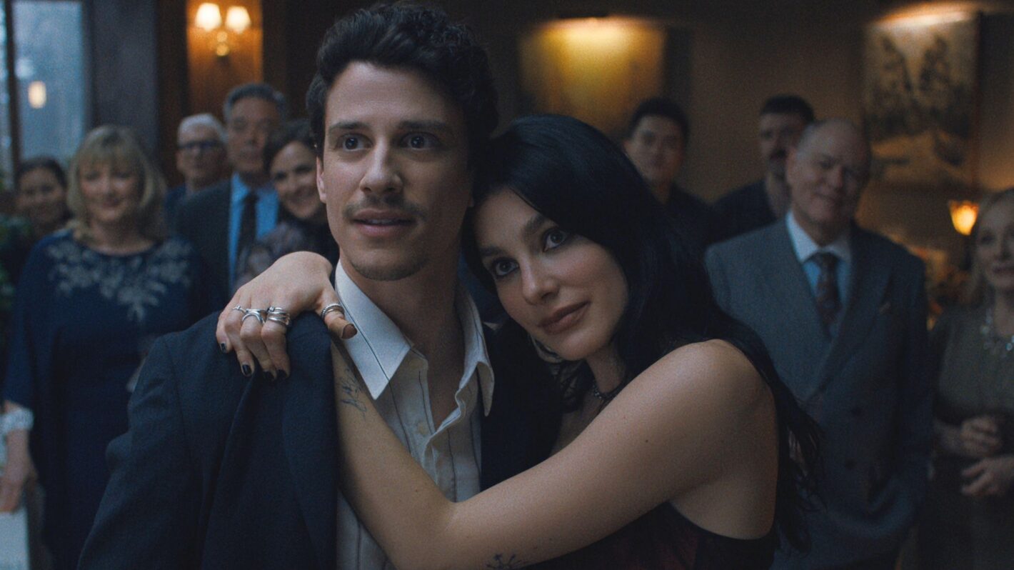 Adam DiMarco and Camila Morrone in 'Something Very Bad Is Going to Happen'