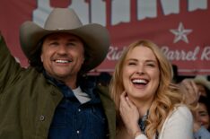 Martin Henderson as Jack Sheridan and Alexandra Breckenridge as Melinda Monroe in 'Virgin River' Season 7
