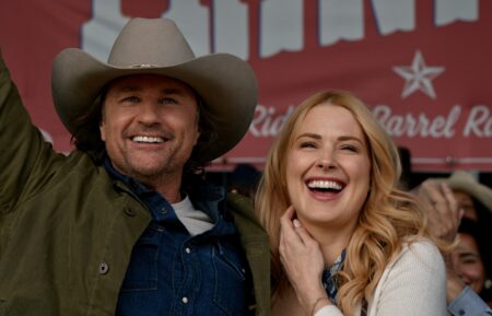 Martin Henderson as Jack Sheridan and Alexandra Breckenridge as Melinda Monroe in 'Virgin River' Season 7